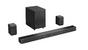 Аудио система Hisense AX5125H 5.1.2Ch Sound Bar with Wireless Subwoofer, 500W, Dolby Atmos, Bluetooth 5.3, 4K HDMI Pass Through, DTS:X, HDMI/AUX/ARC/Optical/USB, 7 EQ Modes