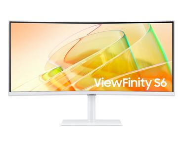 Монитор Samsung 34A650 34' Curved VA 3440x1440 5ms 100Hz DP HDMI USB 3.0 Speakers Thunderbolt White