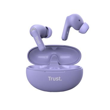 Слушалки TRUST Yavi Bluetooth ENC Earbuds Purple