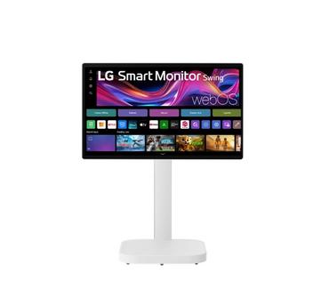 Монитор LG 32U889SA-W, 31.5' IPS, Smart webOS, Touch, Swind, 5ms GtG, 1000:1, 350cd/m2, UHD 4K (3840 x 2160), HDR 10, DCI-P3 95%, 3xUSB Type-C (PD 65W), 2xHDMI, Tilt , Height adjustment, Swivel, Pivot, AirPlay 2, Speacers 5W x 2, LG Switch, White