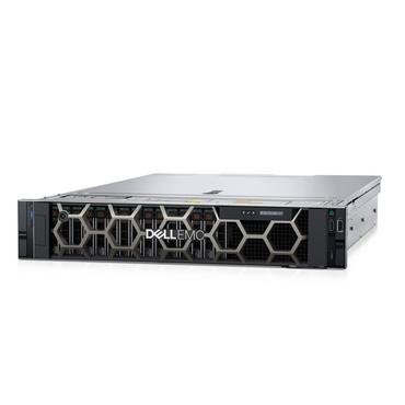 Сървър Dell PowerEdge R550, Chassis 8 x 3.5' (SAS, SATA), Intel Xeon Silver 4310, 32GB (2x16GB DDR4 RDIMM), 1x480GB SSD SATA RI, Rails Without CA, Bezel, Front PERC H755 Front Load, iDRAC9 Enterprise 15G, Dual 1100W Titanium, 3Y Basic Onsite