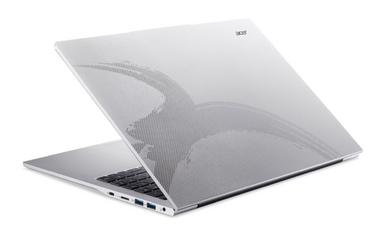 Лаптоп Acer Aspire Lite 16, AL16-52P-50A8, i5 1334U (up to 4.60GHz, 12MB), 16' WUXGA (1920 x 1200)IPS, 1*16GB DDR5 4800MHz (1 slot free), 512GB PCIe NVMe SSD, Intel Iris Xe Graphics, 2.0MP FHD Cam, Wi-Fi 6AX201+BT 5.1, No OS, Silver