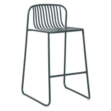 Бар стол КЛАРА- тъмнозелен бар стол