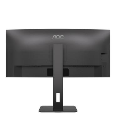 Монитор AOC CU34P3CV, 34' VA WLED, Curved 1500R, 3440x1440@100Hz, 4ms GtG, 1ms MPRT, 300cd m/2, DCR 3000:1, 50M:1, AdaptiveSync, FlickerFree, Low Blue Light, 5Wx2, Tilt, Height Adjust, Swivel, HDMI, DP, USB hub