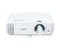 Мултимедиен проектор Acer Projector H6815BD, DLP, 4K UHD (3840 x 2160), 4000 ANSI, 10 000:1, HDR Comp., Blu-Ray 3D support, Auto Keystone, Low input lag, 2xHDMI, RS232, USB(Type A, 5V/1,5A), 1x3W, 2.88Kg, White+Acer T82-W01MW 82.5'+Logitech Wireless Prese