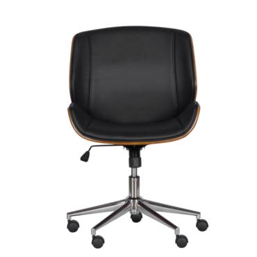 Работен стол КАТРИН- сниман отзад, еко кожа