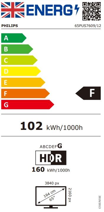 Телевизор Philips 65'PUS7609/12, 4K UHD DLED, 3840 x 2160, DVB-T/T2/T2-HD/C/S/S2, Pixel Precise UHD, VRR, HDR+, HLG, Titan OS, Dolby Vision, Dolby Atmos HDMI*3, 2* USB, 802.11n, 20W RMS, Black