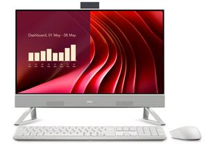 Настолен компютър - всичко в едно Dell 24 All-in-One EC24250, Intel Core i5-1334U (12 MB cache, 10 cores, 12 threads, up to 4.60GHz), 23.8' FHD (1920x1080) AG WVA, 16GB, 2x8GB, DDR5, 5200 MT/s, 512GB M.2 PCIe SSD, Intel Iris Xe Graphics, Triangle Stand, 5