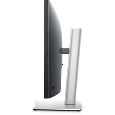 Монитор Dell P3424WE, 34' Curved, WQHD AG, IPS, 21:9, 5ms, 1000:1, 300 cd/m2, (3440x1440 ), 99% sRGB, HDMI, DP, USB-C PD of up to 90W, USB 3.2 hub, KVM ports, RJ45, ComfortView Plus, Height Adjustable, Swivel, Tilt, Black
