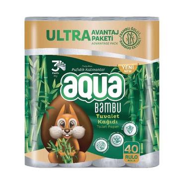 Опаковка 40 броя трипластова тоалетна хартия от 100% целулоза, размер 110x95 мм,част от комплект Баня