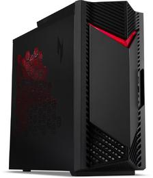 Настолен компютър Acer Nitro N50-650, i5-13400F (up to 4.6GHz, 20MB), 16GB DDR4 3200MHz (2x8GB), 512GB SSD, M.2 slot free, no DVD, NVIDIA GeForce RTX 4060 8GB, 4*USB 2.0, 2*3.2 USB, Type-C, Audio jacks, GLAN,WiFi AX & BT5.0, 500W PFC, No OS+Acer Nitro VG2