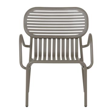 Градински стол ВЕКТА- с метални подлакътници