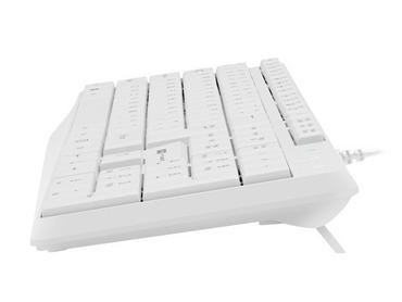 Клавиатура Natec Keyboard Nautilus US Layout White