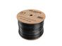 Кабел Lanberg LAN cable CAT.5e utp 305m solid outdoor gel-filled cu black fluke passed