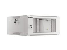 Комуникационен шкаф Lanberg rack cabinet 19' wall-mounted 4U 600 fast assembly (flat pack) grey