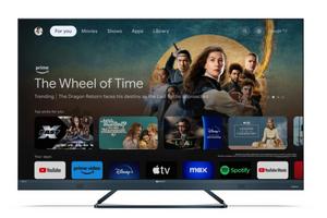 Телевизор Sharp 50FQ5EG, 50' QLED  GOOGLE TV, 4K Ultra HD 144Hz Quantum Dot 3840x2160 Aluminium Slim Frameless, AQUOS AI, DVB-T/T2/C/S/S2, 500 NIT, Active Motion 1400, HARMAN/KARDON, HDR10, Dolby Atmos, Dolby Vision, DTS:X, Google Assistant, HDMI eARC, Mi