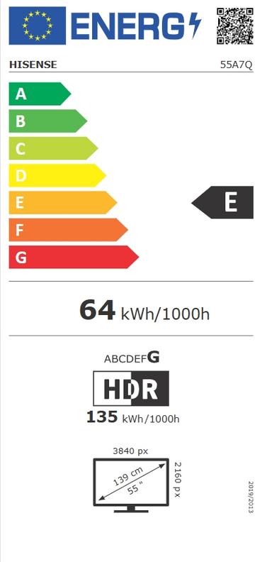 Телевизор Hisense 50'A7Q, 4K Ultra HD 3840x2160, Quantum Dot, Light Sensor,HDR 10+, HLG, Dolby Vision, Dolby Atmos, Smart TV, Voice Control,2x10 W + 20 W ,WiFi 5GHz, WiFi Direct, BT, Anyview Cast, 3xHDMI, 2xUSB, LAN, DVB-T2/C/S2, Black