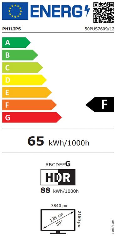 Телевизор Philips 50PUS7609/12, 50' UHD HD LED, 3840 x 2160, DVB-T/T2/T2-HD/C/S/S2, Pixel Precise Ultra HD, HDR+, HLG, Smart TV with new OS, Dolby Vision, Atmos HDMI, VRR, 2* USB, Cl+, 802.11n, Lan, 20W RMS, Black