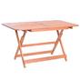 Сгъваема градинска маса МИГЛЕНА- от тропическо дърво