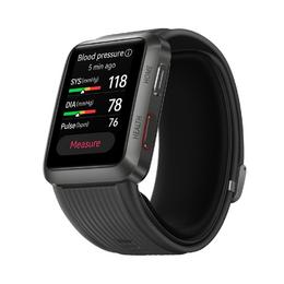 Часовник Huawei Watch D, 1.64', AMOLED, 280x456, PPI 326, IP68, 2.4 GHz, Bluetooth 5.1, NFC, GPS, Blood Pressure Measurement, 7 days Long Battery Life, Battery 451 mAh, Fluoroelastomer strap