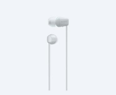 Слушалки Sony Headset WI-C100, white