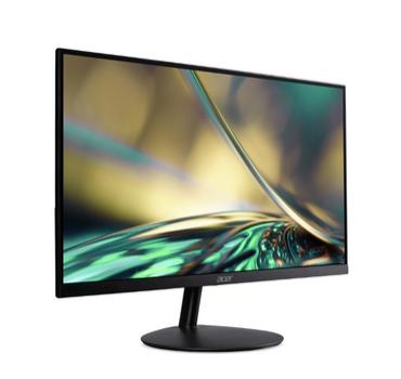 Монитор Acer SA322QUAbmiipx, 31.5'' QHD (2560x1440) IPS, ZeroFrame, 75Hz, 1ms (VRB), HDR10, FreeSync,300nits, 2xHDMI, Speakers, DP, Audio Out, VisionCare, Energy Class F, Black, 2Y