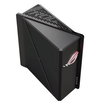 Рутер Asus Gaming Wireless Router ROG Strix GS-BE18000, Tri-Band, 320MHz bandwidth & 4096-QAM, Quad-Core 2.6GHz CPU, 256MB/2GB Flash/RAM, 8 x 2.5G port, AiProtection Pro, open NAT, VPN Fusion, 8 x SSIDs, IPTV, MU-MIMO, Beamforming, RGB, AiMesh