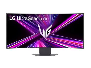 Монитор LG 39GX900A-B, 39', OLED UltraGear 21:9 Curved, 0.03 ms, WQHD (3440x1440), 240Hz, HDR 10, 1500000:1, 250 cd/m2, DCI-P3 98.5%, VRR, Free-sync, G-Sync, USB-C, PD 65W, HDMI, DP, PBP, Speakers 7Wx2, LG Switch, Height, Swivel, Tilt, Black