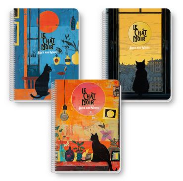 Тетрадка със спирала А4 Golden Vintage 105 л 