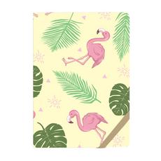 Комплект джобен бележник Designs  Corner вариант 2- корица с фламинго