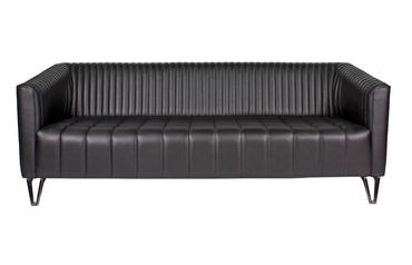Диван триместен РЕСЕН LMA 03 - сниман отпред, черен цвят