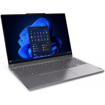 Лаптоп Lenovo ThinkBook 16p G5 Intel Core i7-14650HX (up to 5.2GHz, 30MB), 32GB(16+16) DDR5 5600MHz, 1TB SSD, 16' WQXGA (2560x1600) IPS AG, Color Calibration, Backlit KB, Storm Grey, WLAN, BT, FPR, DOS, 3Y Onsite