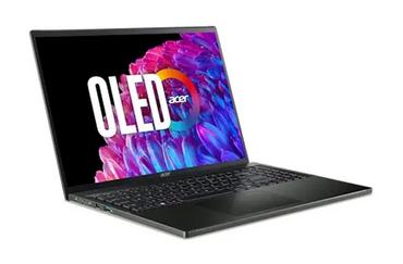 Лаптоп Acer Swift Edge SFE16-44-R72Z, AMD Ryzen 7 8840U with Personal AI(up to 5.1GHz, 16MB), 16' 3.2K OLED 120Hz, WQXGA+(3200x2000), 32GB LPDDR5, 1024GB PCIe NVMe SSD, AMD Radeon, Micro SD reader, QHD cam+mic, FPR, WiFi 6E, BT, KB Backlit, Win 11 Home, B