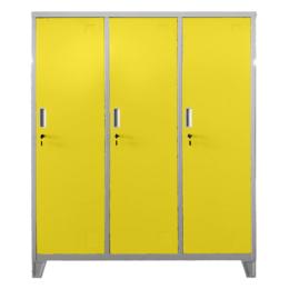 Метален гардероб детски BTL JZ с 2 отделения 150x120x40 см- снимат отпред, затворен