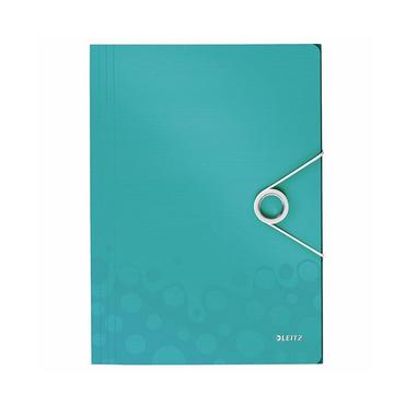 Папка с ластик и 3 капака Leitz WOW тюркоаз