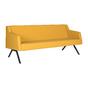Диван триместен ПИРОТ KUKA 03 - в жълт цвят, разчупен дизайн