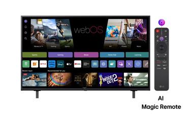 Телевизор LG 50NANO80A3B, 50' 4K HDR Smart Nano Cell TV, 3840x2160, DVB-T2/C/S2, AI Alpha 7, HDR 10 PRO, webOS 25, ThinQ AI, VRR, ALLM, HGiG, WiFi, Clear Voice, AI Upscaling, Bluetooth, Hdmi e-ARC , CI, LAN, AirPlay2, Chromecast, 2 Pole stand, Black
