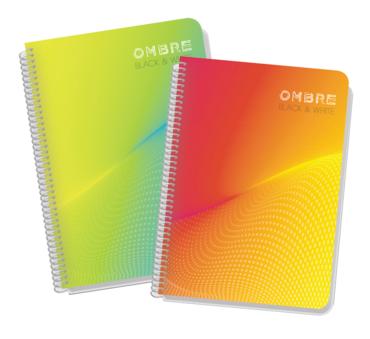 Тетрадка спирала А5 Ombre 105 л