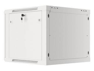 Комуникационен шкаф Lanberg rack cabinet 19' wall-mount 9U/600x600 for self-assembly with metal door grey (flat pack)