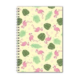Комплект бележници със спирала DESIGNS- с фламинго
