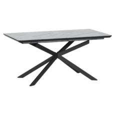Трапезна маса МАРАЯ разтегателна- тъмносив керамичен плот