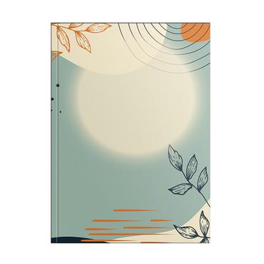 Бележник UNISTYLE А5-  беж-зелен, 11