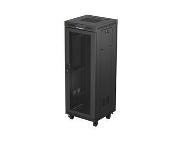 Комуникационен шкаф Lanberg rack cabinet 19' free-standing 32U/600X600 (FLAT PACK) with mesh door LCD black