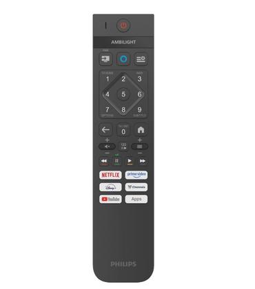 Телевизор Philips 43PUS8510/12, 43' 4K Ultra HD QLED, 3840x2160p, DVB-T/T2/T2-HD/C/S/S2, 60Hz, Ambilight 3, Pixel Precise UHD, 90% DCI, HDR+, Titan OS, Dolby Atmos, Dolby Digital, VRR, 3*HDMI, 2*USB, 802.11ac, 20W RMS, Black