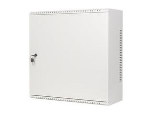 Комуникационен шкаф Lanberg rack cabinet 19' wall-mount 6U+3u/540x200 low-profile grey (assembled)