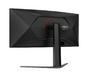 Монитор AOC CU34G4Z, 34' Curved 1500R, VA, WLED, 3440x1440@240Hz, 1ms GtG, 0.3ms MPRT, 450cd m/2, 2500:1, 80M:1 DCR, Adaptive Sync, FlickerFree, Low Blue Light, Tilt, Height Adjust, Pivot, Swivel, 2xHDMI, DP, USB hub