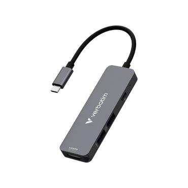 USB хъб Verbatim USB-C Essentials Multiport Hub 4 Port