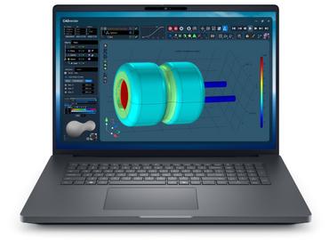 Лаптоп Dell Pro Max 18 Plus MB18250, Intel Ultra 7 265HX, vPro (13TOPS NPU, 20 cores, up to 5.30 GHz), 18' QHD+ (2560x1600), 500 nits, 32GB: 2x16GB 6400 MTs DDR5, 1TB SSD, NVIDIA RTX PRO 3000 12GB GDDR7, 8MP IR Cam and Mic, Wi-Fi 7, FPR, Backlit Kb, Win11