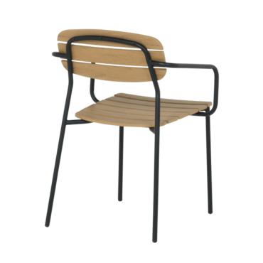 Градински стол ЙОВАН- снимка отзад