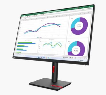 Монитор Lenovo ThinkVision T32h-30 31.5' IPS, WLED, 16:9, 2560x1440, 4ms, 1000:1, 60Hz, 350 cd/m2, USB-C, HDMI, DP, RJ45, Tilt, Swivel, Pivot, Height Adjust Stand